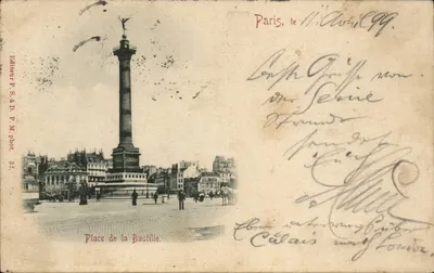 Place de la Bastille — Coluna da Bastilha — Editor P. S. A. D. P. M. fot. 52.