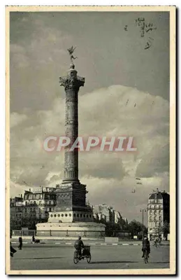 Place de la Bastille — Coluna de Julho — Éditions Gründ, n°39