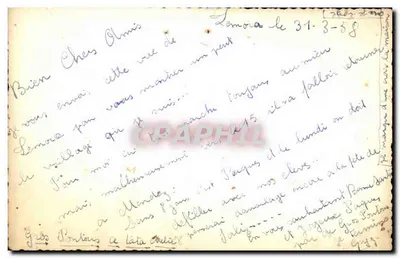 Lemorais — widok wsi — wydawca nieznany — Rewers