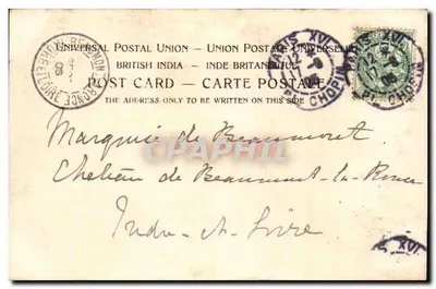 Malik-i-Maidan, Bijapur — Canhão Histórico — Chifton & Co. — Verso