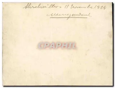 Widok zamek w Shreschwiller — Shreschwiller, 11 listopada 1914 — korespondencja ręczna — Rewers