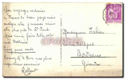 Sisteron — Um canto da velha Cidade — S.A. seciains des Arts Photomecaniques, n°24 — Verso