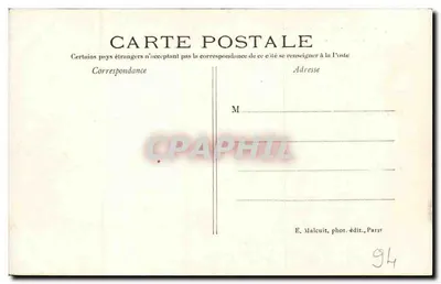 Las Vincennes — Trawnik — E.M. n°287 — Rewers
