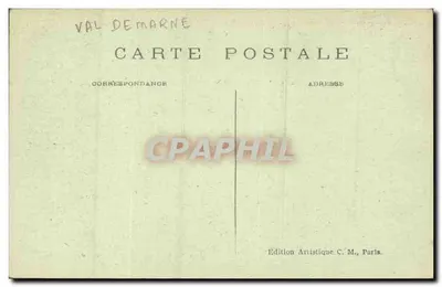 Vincennes — Kapitele i Garguliki z Kaplicy Fortu — C.M. n°98 — Rewers
