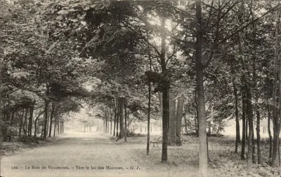 O Bois de Vincennes — Em direção ao lago dos Minimes — G. I.