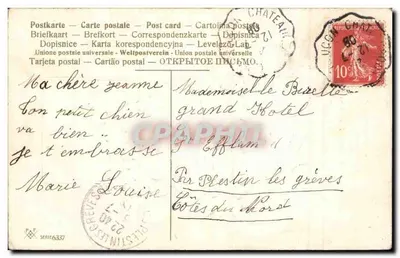 Bloemen van de onbereikbare bergen — romantisch gedicht — serie 6337, uitgever onbekend — Achterkant