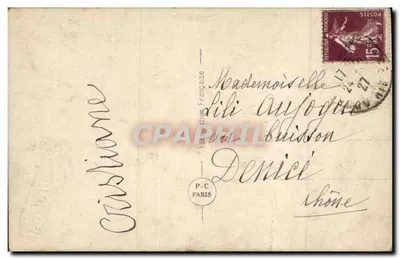 Zamieczony wioska — Boże Narodzenie — PC 972 — Rewers