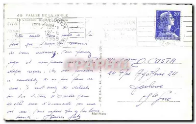 Castelo de Rochefort — ruínas do século XII — editor C.A.P. (nº 49) — Verso