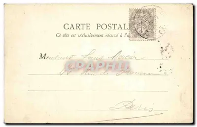 PARIS — Katedra Świętej Klotyldy — B. F., Paryż, n° 160 — Rewers