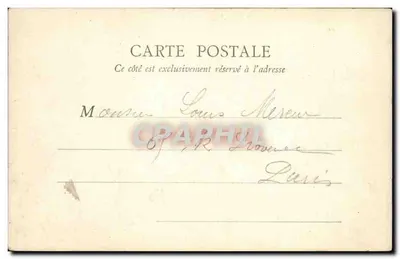 Paryż — Katedra Niepomylnej Panny — B.F. Paryż 205 — Rewers