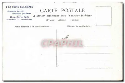 Paris — A Câmara dos Deputados — editor não visível — Verso