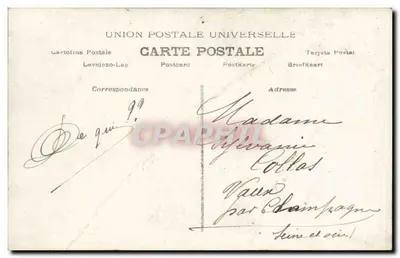 Vrouw met rozen — Gelukkige verjaardag — A.N. Paris, n°948 — Achterkant
