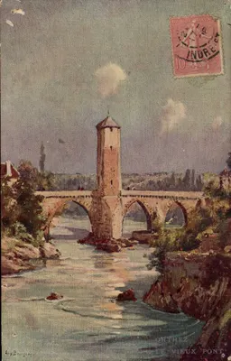Orthez — O Velho Ponte — editor Lévy-Bourgogne, n°3