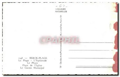 Bezck-Plage — widok panoramiczny — Spółka Sztuki Fotomakanicznej — Rewers