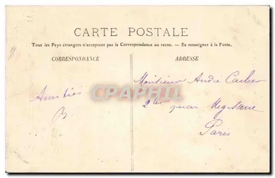 Paris — A Sorbonne — LL. — n° 169 — Verso