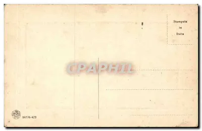 Alpejskie jezioro z bydłem — krajobraz górski — wydawca CPAPHIL, nr 54776-423 — Rewers