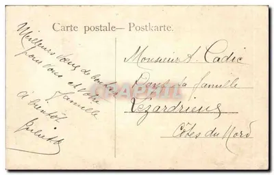 Prywatny krajobraz z pasterzem i owcami — J. Hill, Pinx, seria G163 — Rewers