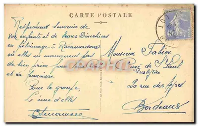 Roc Amadour — A Cidade — O Santuário — O Castelo — Edição do Pelerinagem, n°21 — Verso
