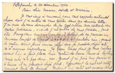 VILLEFRANCHE-de-ROUERGUE — Promenada Petit Languedoc — L'Aveyron Illustré, n° 5277 — Rewers