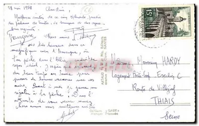 Prades (alt 550 m.) — Souvenir — Artaud Frères, Nantes — Verso