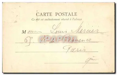 Bois de Vincennes — Bordas do Lago Daumesnil — B. F., Paris — Verso