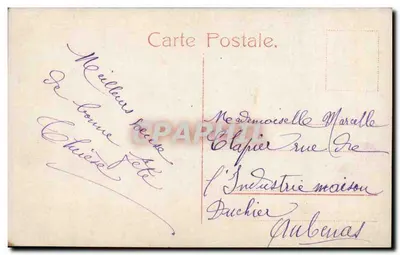 Mädchen in einem rosa Kleid unter Blumen — Frohe Geburtstagskarte — Verlag nicht sichtbar — Rückseite