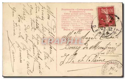 Menina em um arreio de cavalo — editor S.548-5657 — Verso