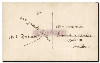 Dois crianças — primeiro de janeiro — editor Vichy, n° 3381 — Verso