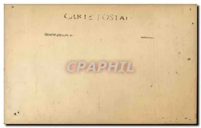 Sevres casa dos Jardies CARTE FOTO Gambetta — Verso