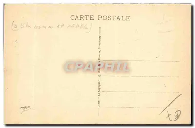 Ruínas do Castelo de GIRBADEN, perto de Grendelbruch — Carte postale Bilhete postal antigo — Verso
