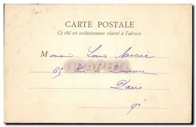 PARIS — Porte Saint-Denis — B.F., Parijs, n°7 — Achterkant