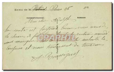 Paryż - Petit Palais - A. P. - Mały Pałac — Rewers