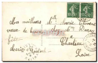 Casal jovem em traje de festa — SAP Paris 1879 — Verso