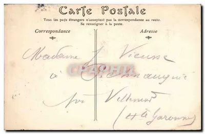 Paris — Hôtel des Invalides, die Fossés und die alten Kanonen — ND Phot, Nr. 778 — Rückseite