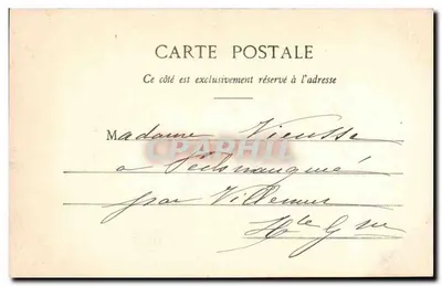 Paryż — Wieża Świętego Jakuba widziana z nabrzeża — Vichy Stan, nr 314 — Rewers