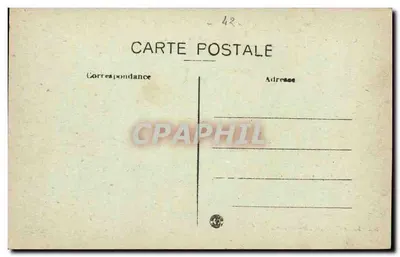 Dam of Pas-de-Riqt — second reservoir for the water supply of Saint-Étienne — publisher E. Lefebvre, no. 1134 — Back