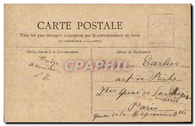 PARIS — A Fontaine de l'Observatoire — Coleção Petit Journal — Verso