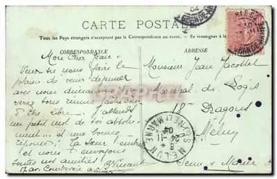 Paris - A Avenida do Bois de Boulogne - LL - n°2557 — Verso
