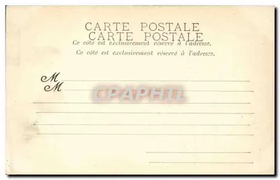 Paris — O Palácio da Legião de Honra — editor Place, n° 53 — Verso