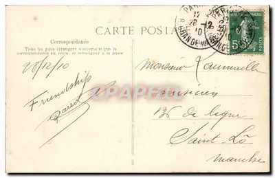 Les Invalides — Paryż — Wydawca E.D. nr 4164 — Rewers