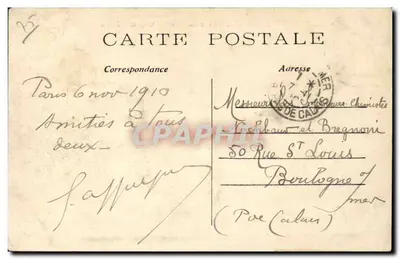 Parigi — Chiesa di San Vincenzo de Paoli — Vista Generale — C.M. n°668 — Verso