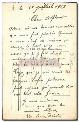 Widok szczytu górskiego — wydawca Stampa Milano, nr 764-11-5-17 — Rewers
