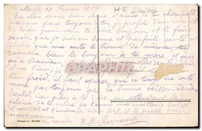Evian-les-Bains — Hoteles Spléndidos y Reales — Dent d'Oche 2225 m — Phototype Co., Neuchâtel — Reverso