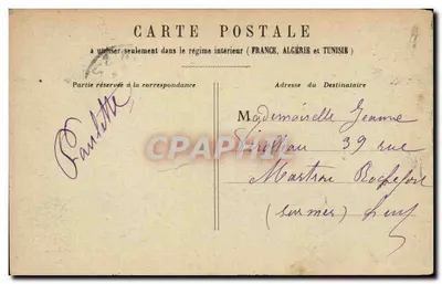 PARIS - Porta Saint-Denis — vista urbana com carruagem e pedestres — editor não identificado — Verso