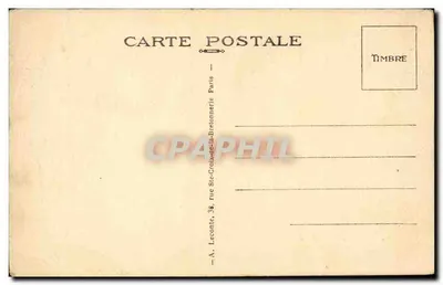 París — El Trocadéro y el Puente de Iena — A. Leconte, París — Reverso