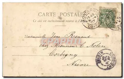 Paryż - Rue Royale i Madeleine — Dobry wspomnienie — wydawca anonimowy, n° 34 — Rewers