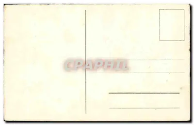 Bouquet de rosas — poema de Alphonse de Musset — carta postal antiga — Verso