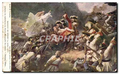 Batalha de Denaïn — 24 de julho de 1793 — Jean Alman, pintor — Deschien, Editor