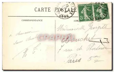 Bordeaux — Het Paleis van Justitie — BR 54 — Achterkant