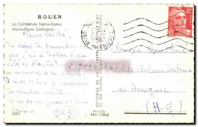 Rouen – Katedra Notre-Dame w trakcie budowy – Estel — Rewers
